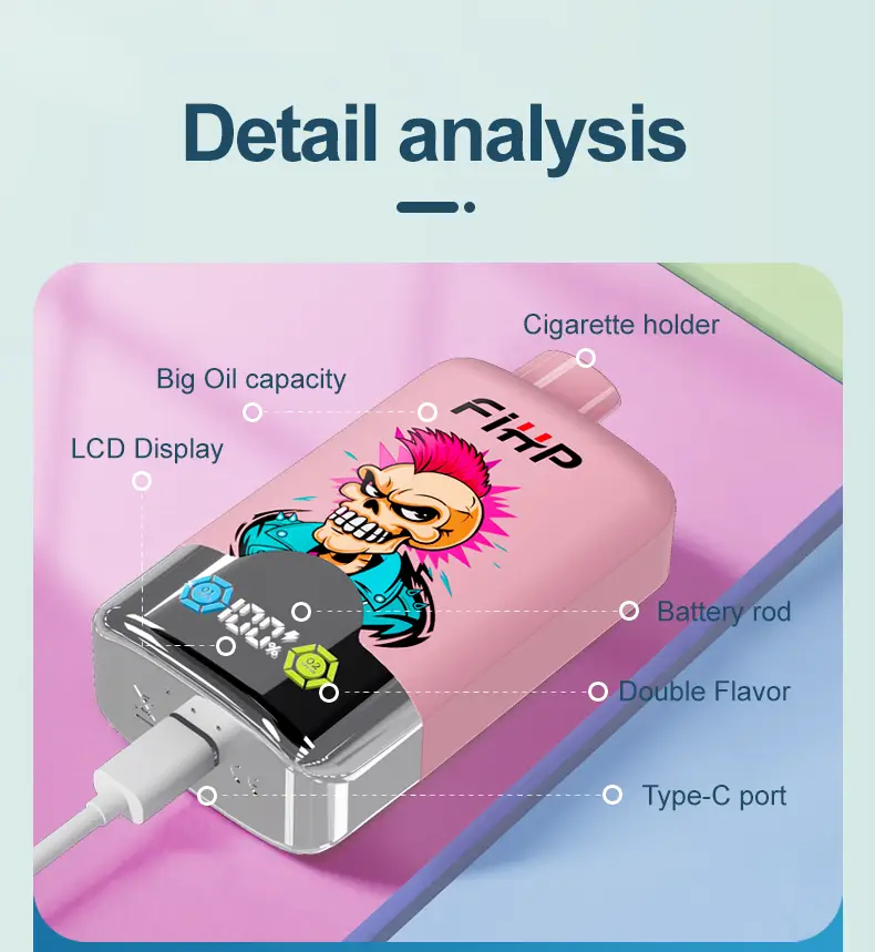 FIHP 40K electronic cigarette with USB charging