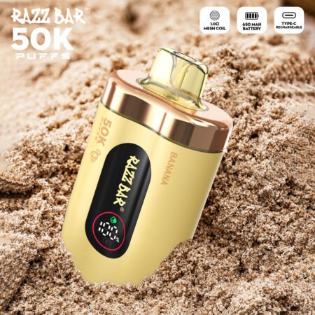 razz bar 50k puff strawberry ice disposable vape pod