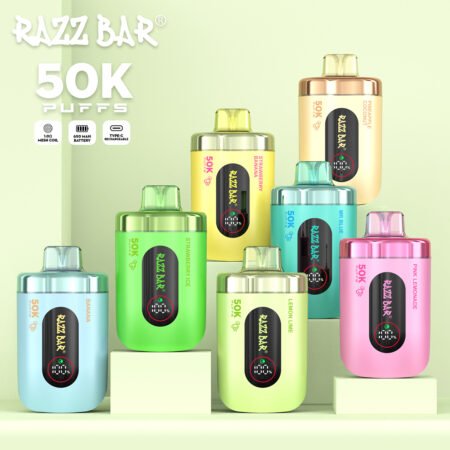 razz bar 50000 red bull grape creative design vape
