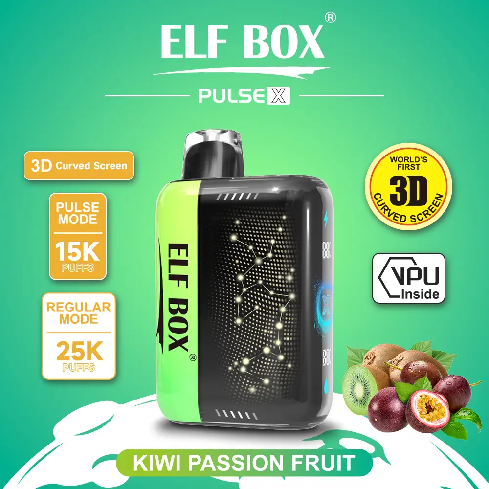 ELF BOX PULSE X 25K rechargeable Type-C charging port