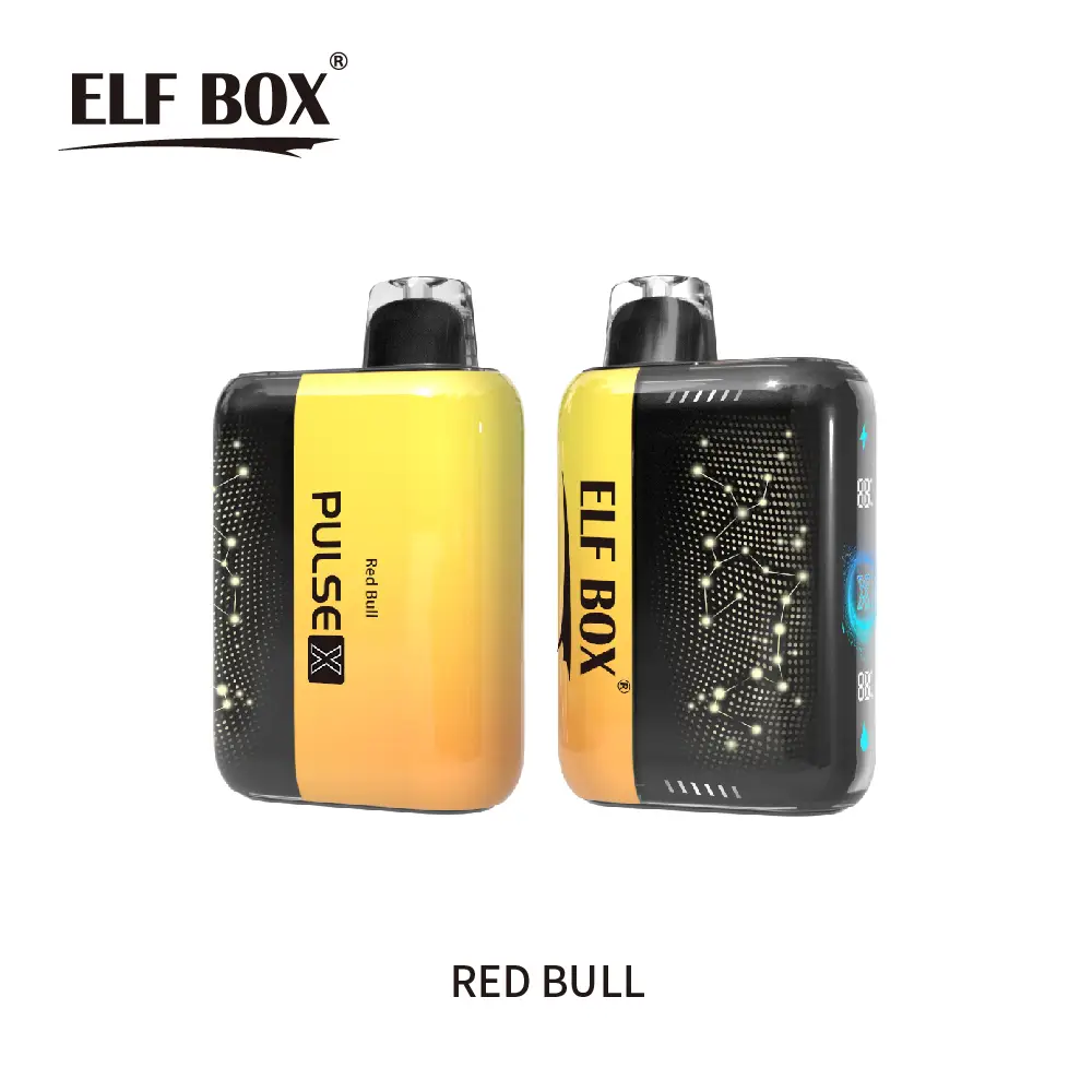 ELF BOX PULSE X 25K puff count screen display