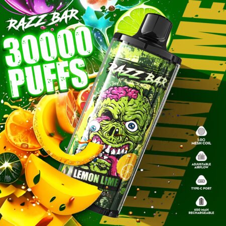 razz bar 30000 puff vape pen with 30ml e-liquid