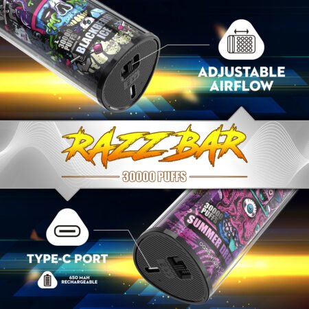 razz bar cola ice 30k puff rechargeable vape