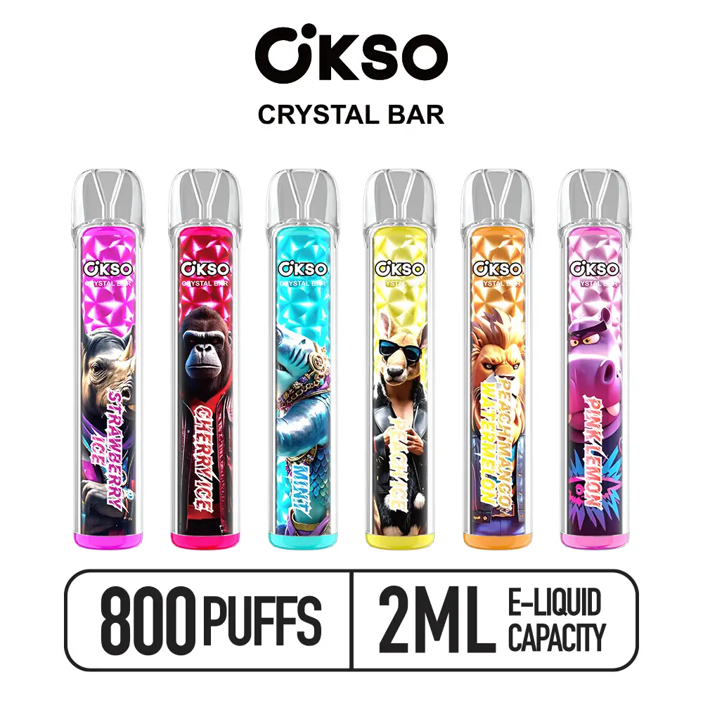 OKSO Crystal Bar 800 Disposable Vape Pen 800 Puffs