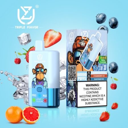 UZY 60K Disposable Vape 60000 Puffs Smart Display