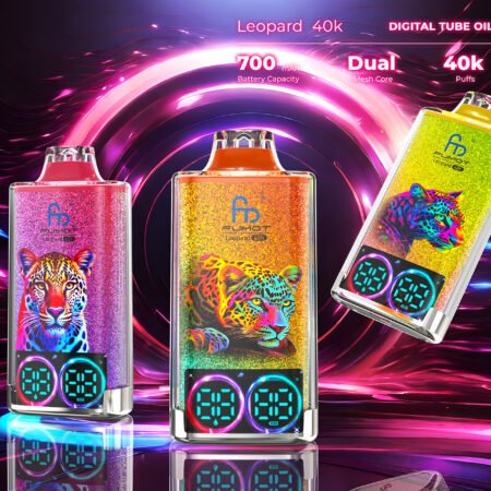 fumot leopard 40k disposable vape charging with type-c port