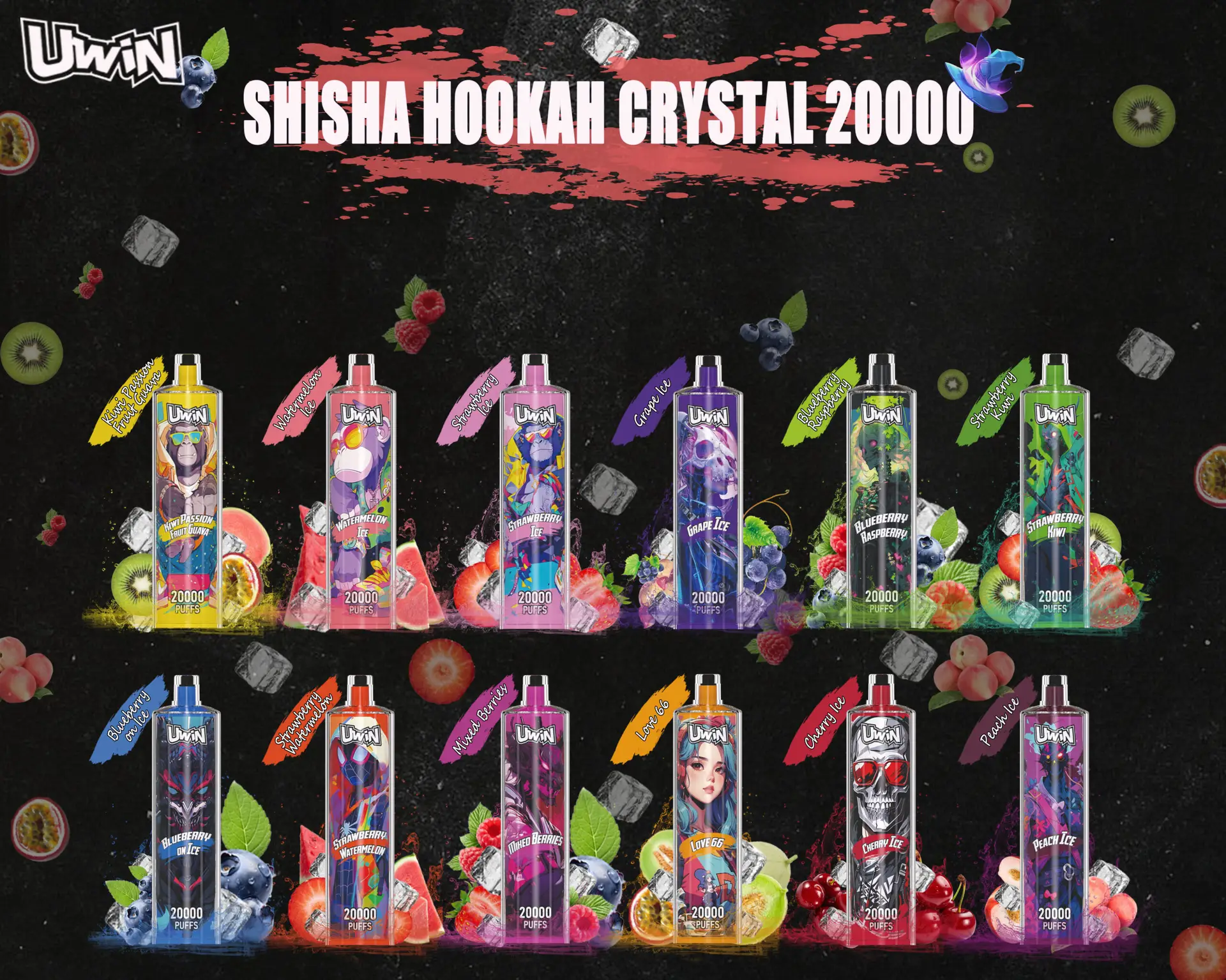 UWIN 20K 20000 Puffs DTL Vape