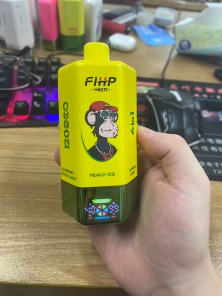 FIHP 120k Puffs 6in1 Multi Flavor Disposable Vape | Puff 120000 Smart Rechargeable Vape Pen with 6 E-liquid Tanks