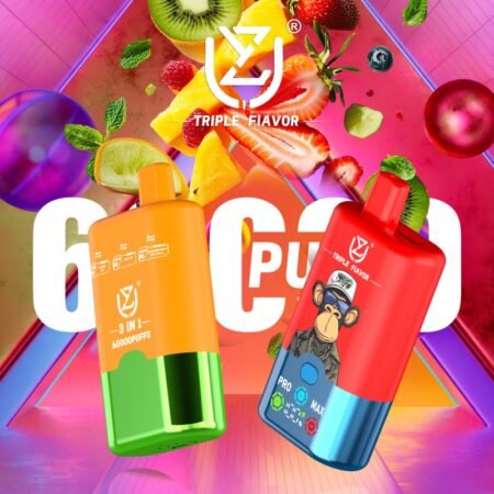 UZY 60K Rechargeable Vape with Triple Flavor