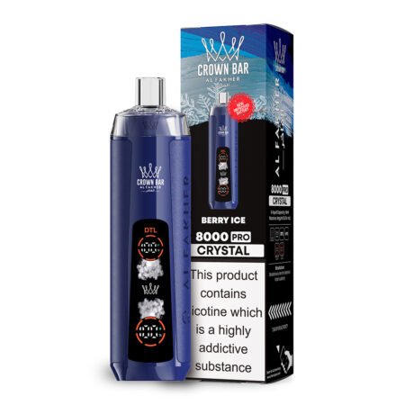 Al Fakher 8000 crystal vape pen rechargeable Type-C