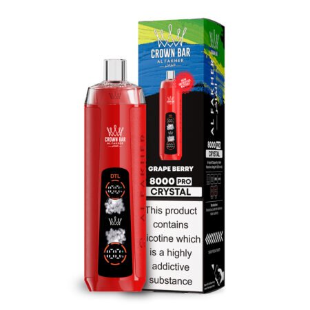 Crown Bar Al Fakher 8000 rechargeable disposable vape