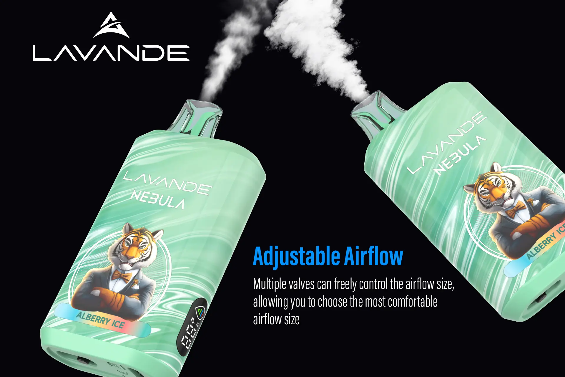 Lavande NEBULA 15000 disposable vape 15K puffs with LED screen