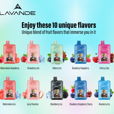 Stylish fashion vape Lavande NEBULA 15000 disposable e-cigarette