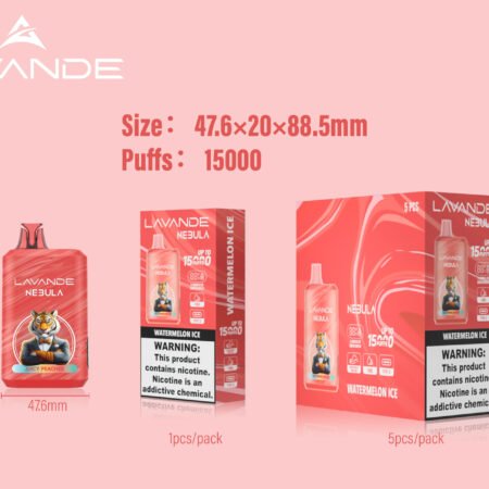 Lavande NEBULA 15000 puff vape with Type-C charging port