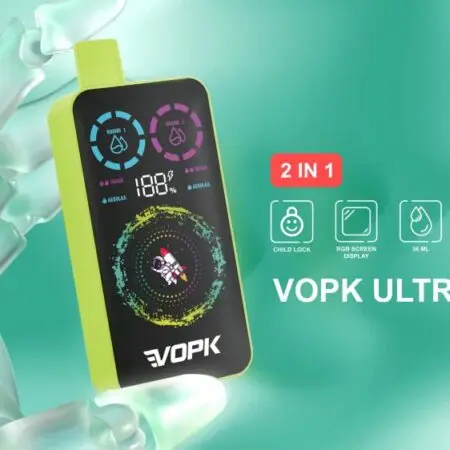 VOPK mesh coil double flavors disposable vape