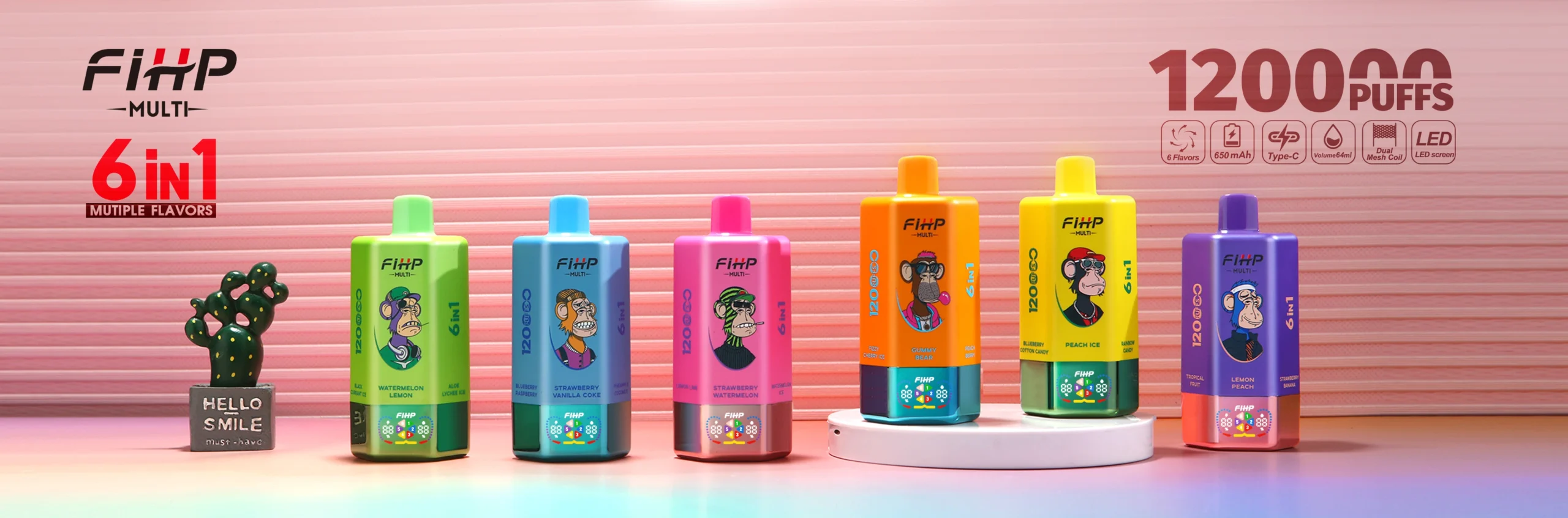 FIHP 120k 6in1 Multi Flavor