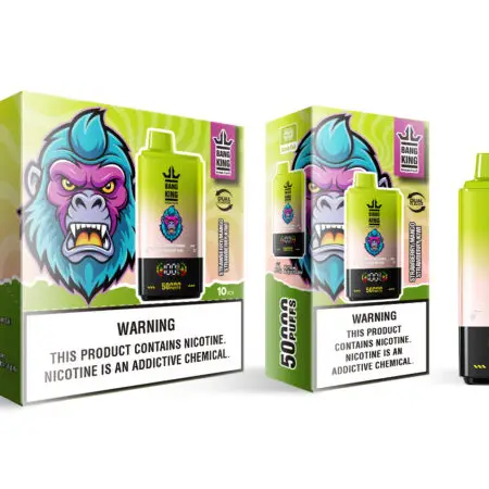 Stylish vape box design Bang King 50K device