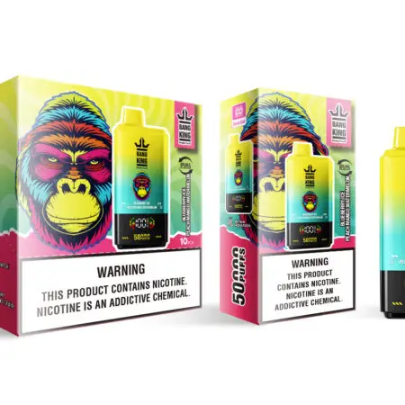 bang king 50000 puff vape with adjustable nicotine and smart display