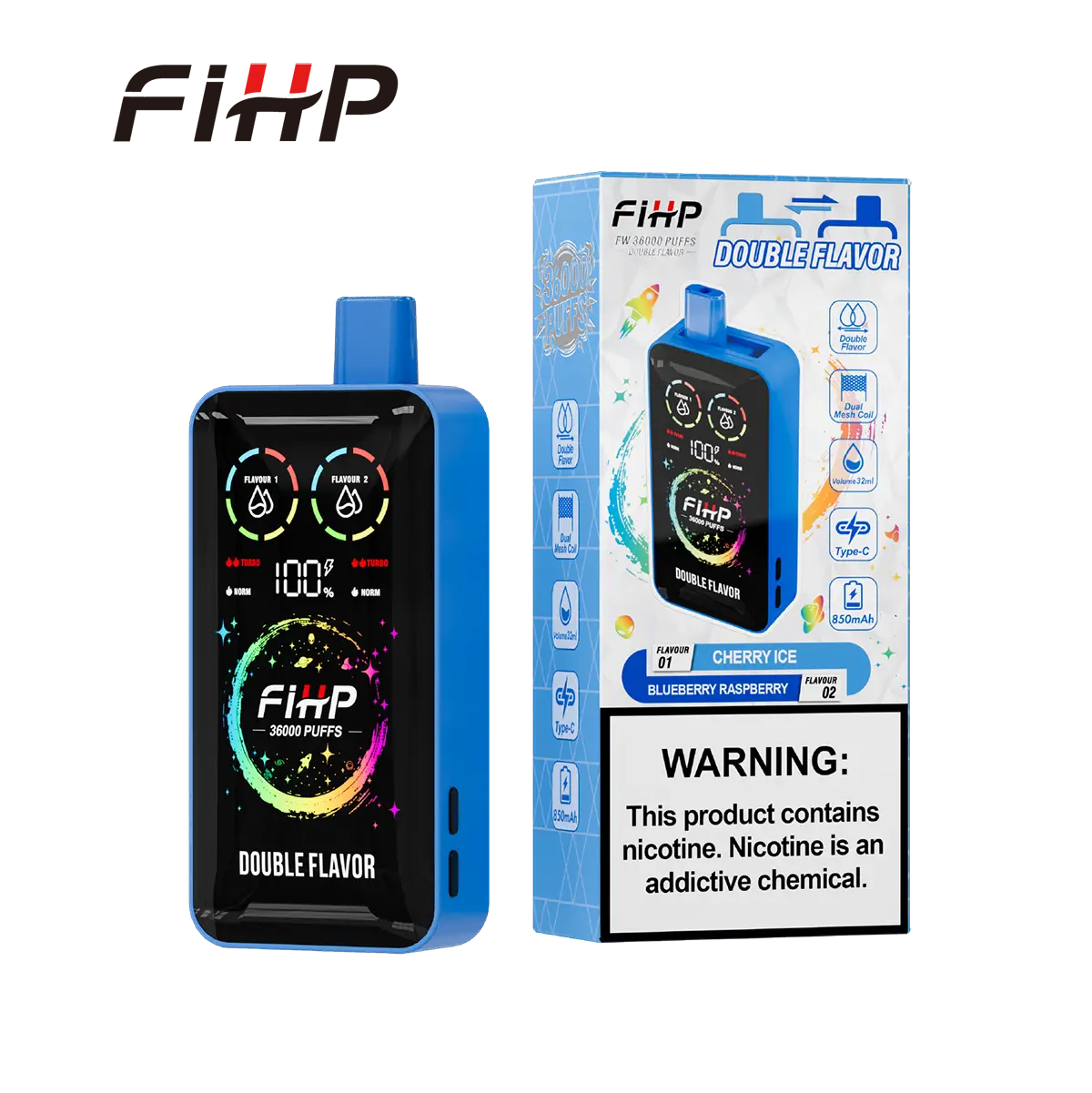 FIHP vape wholesale Europe disposable pen 36k