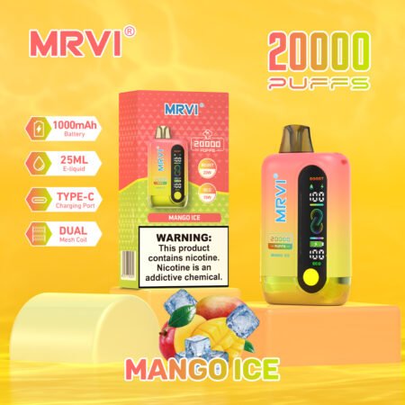 MRVI 20K Blue Razz Ice disposable vape