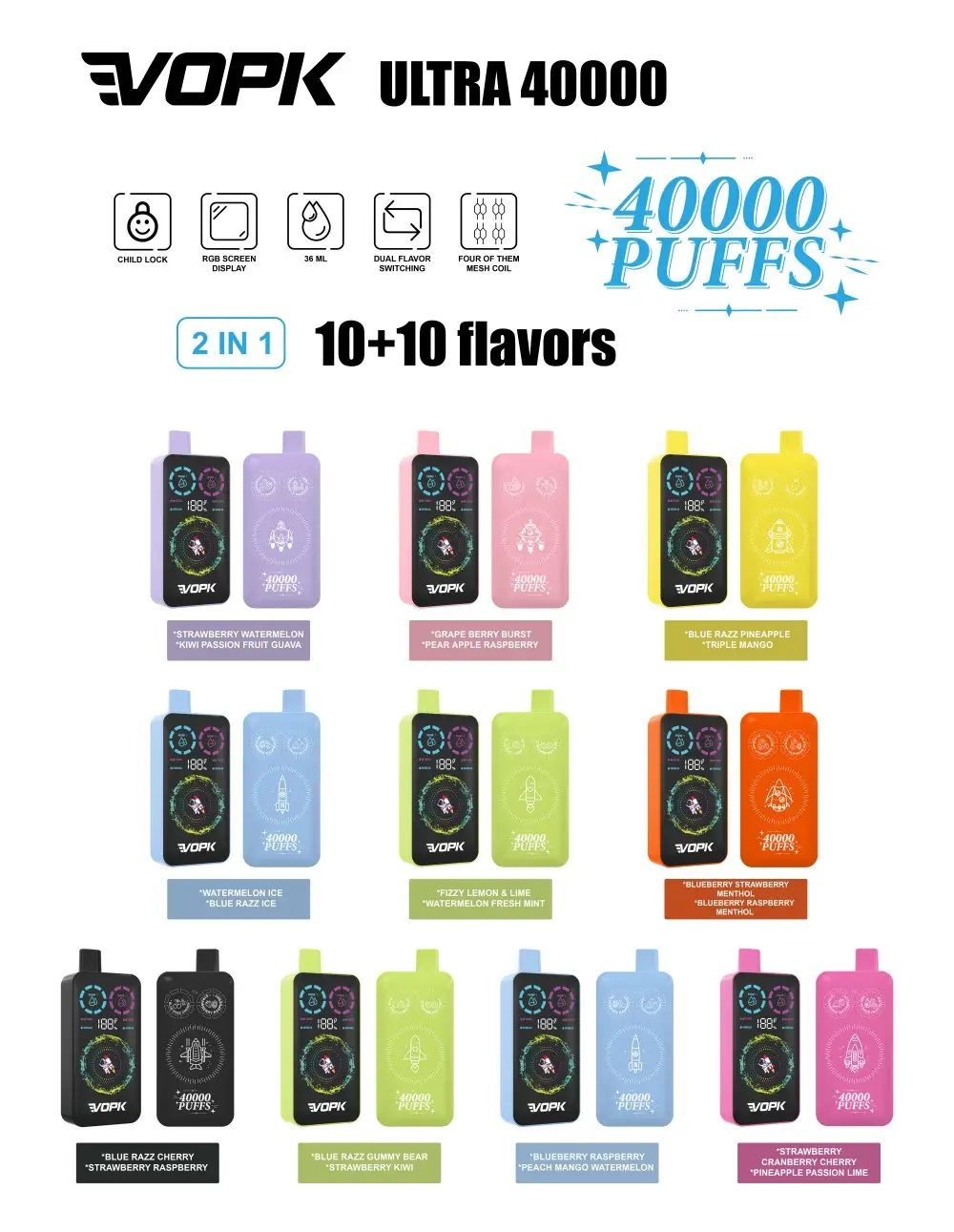 Best dual flavor disposable vape for wholesale