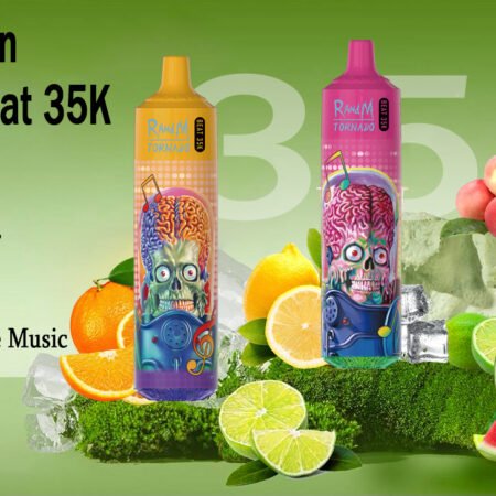 Tornado Beat 35K disposable e-cigarette in Blueberry Raspberry flavor