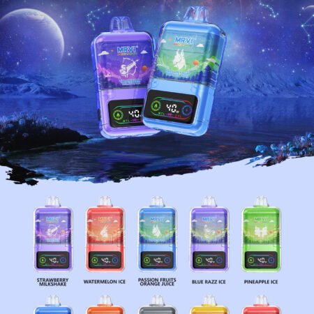 MRVI 25K disposable vape crystal screen display