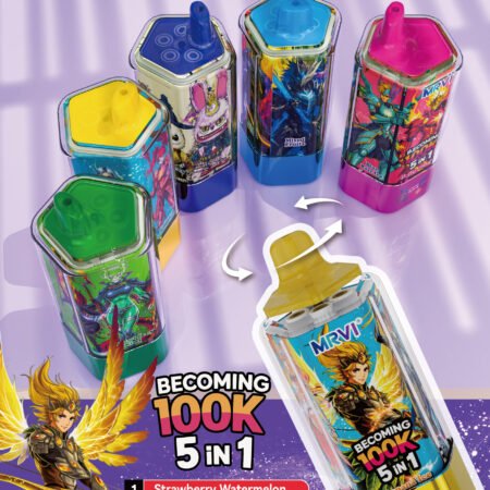 MRVI 100K disposable vape 100000 puffs 5-in-1 full screen display