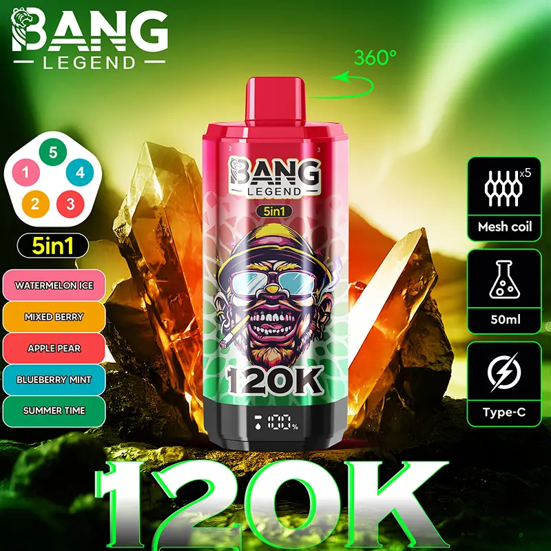 Bang 5in1 Vape Flavors Combination Set