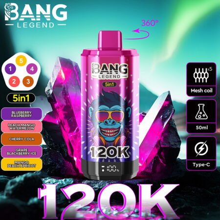 Bang Legend 120K Puff 5in1 Flavor Selector