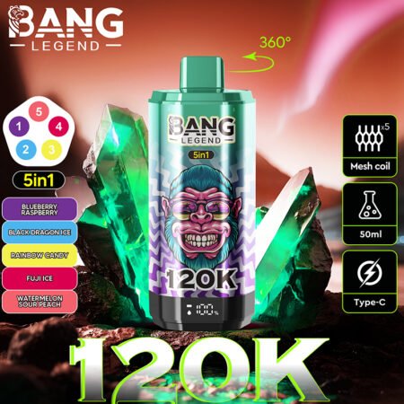 Bang Legend 120K Vape Packaging Box